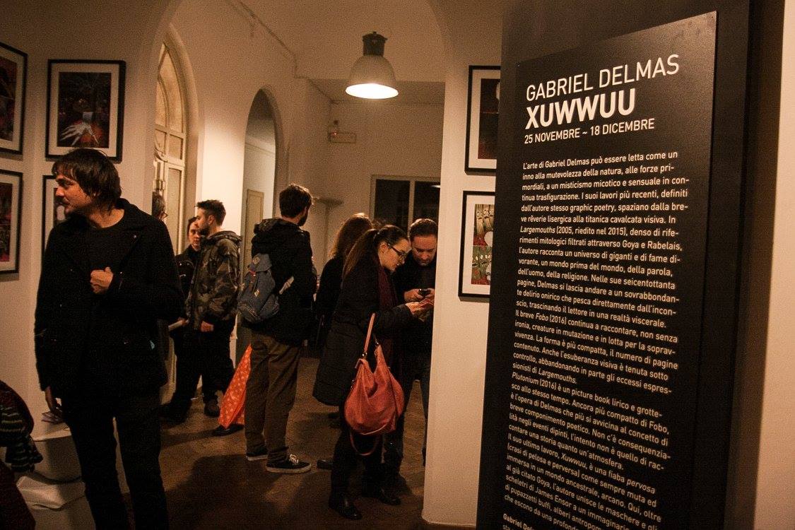 Exposition XUWWUU & Plutonium Galerie « Spazio & » Bologne, Italie Novembre-Décembre 2016